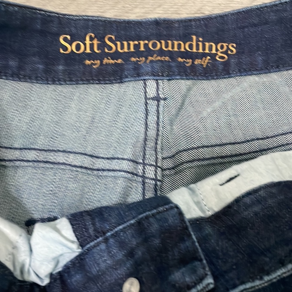 Soft Surrounding, 28W00, Size 10, Star‎ cutouts, Denim Jeans - Picture 3 of 5